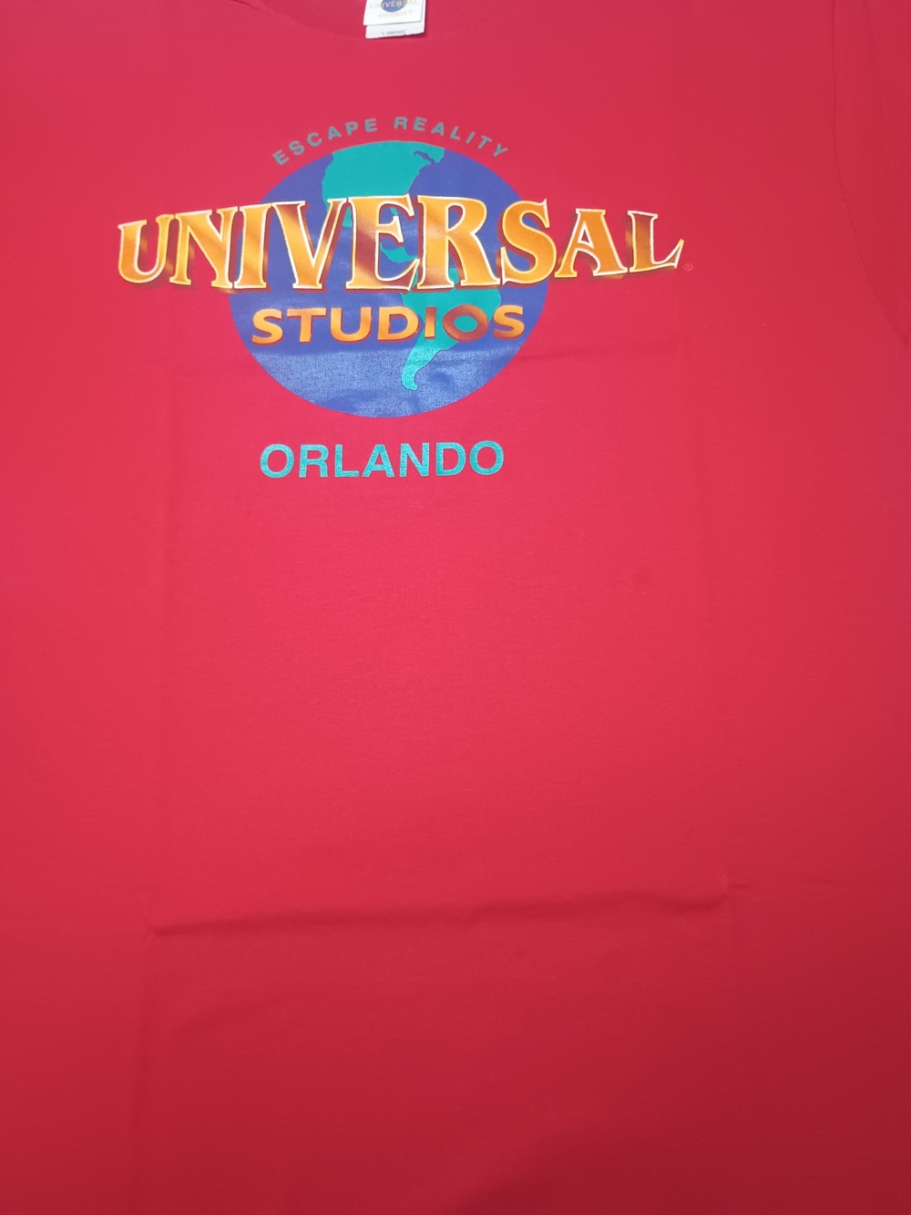 Universal Studios Orlando Vintage T Shirt Escape Reality Size Large.